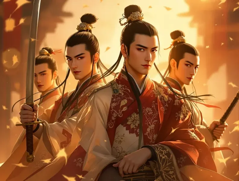 名士造型：古装美男图鉴 - 吃瓜每日热点专题